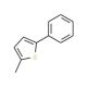 2-Methyl-5-phenylthiophene (CAS 5069-26-1) - chemical structure image