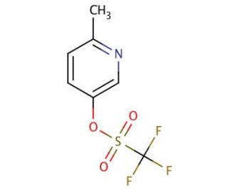 2-Methyl-5-pyridinetrifluoromethanesulfonate (CAS 111770-91-3) - chemical structure image