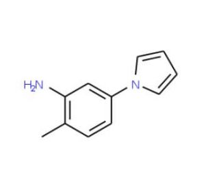 2-Methyl-5-pyrrol-1-yl-phenylamine (CAS 137352-77-3) - chemical structure image