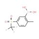 2-Methyl-5-(trifluoromethylsulfonyl)phenylboronic acid (CAS 1150114-49-0) - chemical structure image