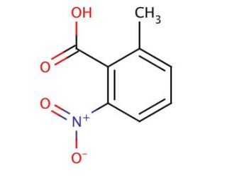 2-Methyl-6-nitrobenzoic acid (CAS 13506-76-8) - chemical structure image
