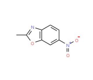 2-Methyl-6-nitrobenzoxazole (CAS 5683-43-2) - chemical structure image