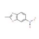 2-Methyl-6-nitrobenzoxazole (CAS 5683-43-2) - chemical structure image