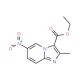 2-Methyl-6-nitroimidazo[1,2-a]pyridine-3-carboxylic acid ethyl ester (CAS 81438-60-0) - chemical structure image