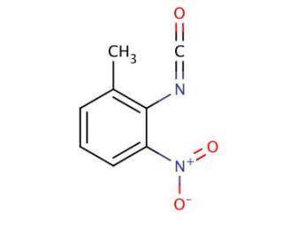 2-Methyl-6-nitrophenyl isocyanate (CAS 56327-78-7) - chemical structure image
