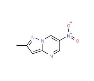 2-Methyl-6-nitropyrazolo[1,5-a]pyrimidine - chemical structure image