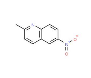 2-Methyl-6-nitroquinoline (CAS 613-30-9) - chemical structure image