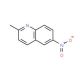 2-Methyl-6-nitroquinoline (CAS 613-30-9) - chemical structure image