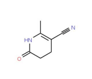 2-Methyl-6-oxo-1,4,5,6-tetrahydro-3-pyridinecarbonitrile (CAS 27036-90-4) - chemical structure image