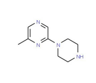 2-Methyl-6-piperazin-1-ylpyrazine (CAS 51047-59-7) - chemical structure image