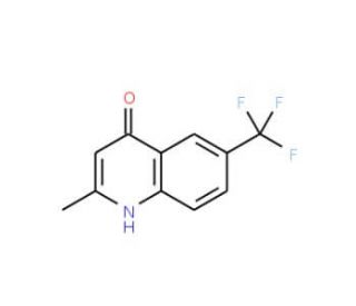 2-Methyl-6-trifluoromethyl-4-quinolinol (CAS 949507-76-0) - chemical structure image