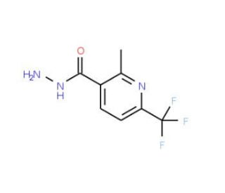 2-Methyl-6-(trifluoromethyl)nicotinohydrazide (CAS 402479-94-1) - chemical structure image