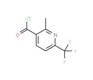 2-Methyl-6-(trifluoromethyl)pyridine-3-carbonyl chloride (CAS 261635-98-7) - chemical structure image
