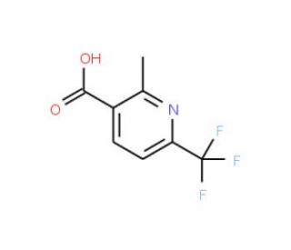 2-Methyl-6-(trifluoromethyl)pyridine-3-carboxylic acid (CAS 261635-93-2) - chemical structure image