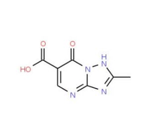 2-Methyl-7-oxo-4,7-dihydro-[1,2,4]triazolo[1,5-a]-pyrimidine-6-carboxylic acid (CAS 842954-97-6) - chemical structure image