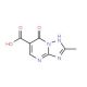 2-Methyl-7-oxo-4,7-dihydro-[1,2,4]triazolo[1,5-a]-pyrimidine-6-carboxylic acid (CAS 842954-97-6) - chemical structure image