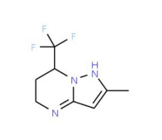 2-methyl-7-(trifluoromethyl)-4,5,6,7-tetrahydropyrazolo[1,5-a]pyrimidine - chemical structure image