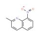 2-Methyl-8-nitroquinoline (CAS 881-07-2) - chemical structure image