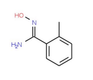 2-methyl Benzamideoxime (CAS 40312-14-9) - chemical structure image