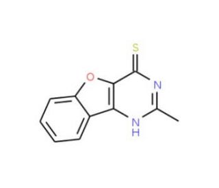 2-Methyl-benzo[4,5]furo[3,2-d]pyrimidine-4-thiol - chemical structure image