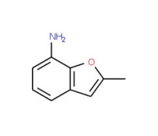 2-Methyl-benzofuran-7-ylamine (CAS 26325-21-3) - chemical structure image