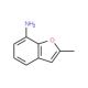 2-Methyl-benzofuran-7-ylamine (CAS 26325-21-3) - chemical structure image