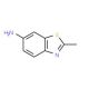 2-Methyl-benzothiazol-6-ylamine (CAS 2941-62-0) - chemical structure image