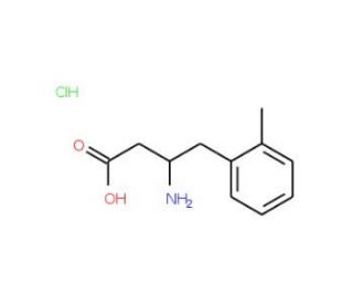 2-Methyl-D-&beta;-homophenylalanine hydrochloride (CAS 269398-79-0) - chemical structure image