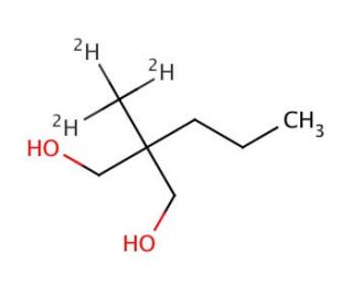 2-Methyl-d3-2-propyl-1,3-propanediol (CAS 1185023-23-7) - chemical structure image