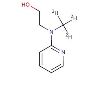 2-((Methyl-d3)-2-pyridinylamino)ethanol - chemical structure image