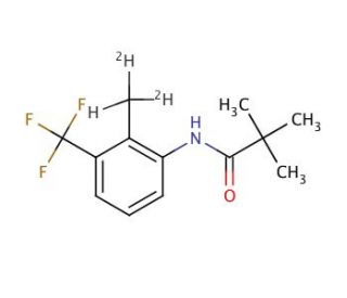 2-Methyl-d3-3-(trifluoromethyl)pivalanilide - chemical structure image