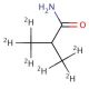 2-Methyl-d3-propionic-3,3,3-d3-amide (CAS 1020719-64-5) - chemical structure image