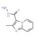 2-Methyl-imidazo[1,2-a]pyridine-3-carboxylic acid hydrazide (CAS 144835-67-6) - chemical structure image