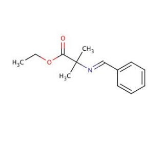 2-Methyl-N-(phenylmethylene)alanine Ethyl Ester (CAS 130146-17-7) - chemical structure image