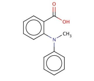 2-[methyl(phenyl)amino]benzoic acid - chemical structure image