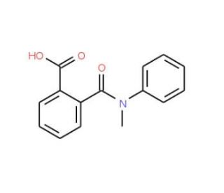2-{[methyl(phenyl)amino]carbonyl}benzoic acid (CAS 16931-47-8) - chemical structure image