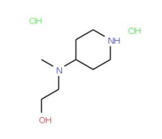 2-(Methyl-piperidin-4-yl-amino)-ethanol dihydrochloride - chemical structure image