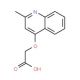 (2-Methyl-quinolin-4-yloxy)-acetic acid - chemical structure image