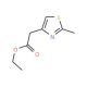 (2-Methyl-thiazol-4-yl)-acetic acid ethyl ester (CAS 37128-24-8) - chemical structure image