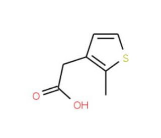 (2-Methyl-thiophen-3-yl)-acetic acid - chemical structure image