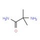 2-methylalaninamide (CAS 16252-90-7) - chemical structure image