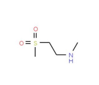2-(Methylamino)-1-(methylsulphonyl)ethane (CAS 202198-18-3) - chemical structure image
