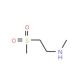 2-(Methylamino)-1-(methylsulphonyl)ethane (CAS 202198-18-3) - chemical structure image