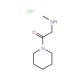 2-Methylamino-1-piperidin-1-yl-ethanone hydrochloride (CAS 98998-32-4) - chemical structure image