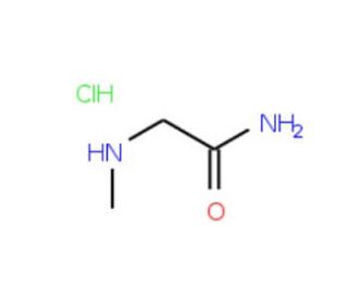 2-(methylamino)acetamide hydrochloride (CAS 5325-64-4) - chemical structure image