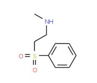 [2-(Methylamino)ethyl]sulphonylbenzene - chemical structure image