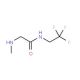 2-(methylamino)-N-(2,2,2-trifluoroethyl)acetamide - chemical structure image