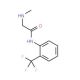 2-(Methylamino)-N-[2-(trifluoromethyl)phenyl]-acetamide - chemical structure image