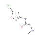 2-(methylamino)-N-(5-methylisoxazol-3-yl)acetamide hydrochloride - chemical structure image