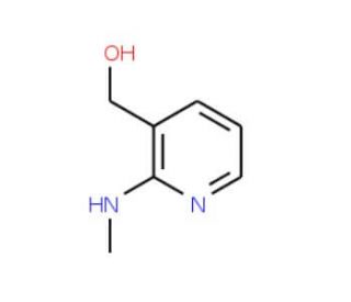 [2-(Methylamino)pyridin-3-yl]methanol (CAS 32399-12-5) - chemical structure image